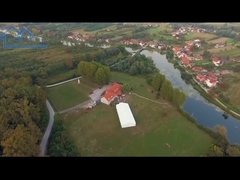 Khung nhôm hình chữ A Lều tiệc lớn cho sự kiện tiệc ngoài trời có vách ngăn