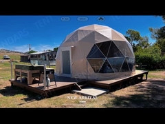 Luxury White Clear Geodesic Dome Tents Cho Sự kiện Khách sạn Resort