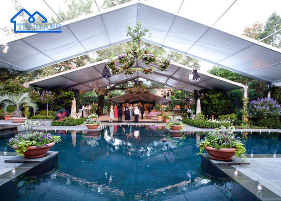 Mua Clear Span Custom Outdoor Double-layer White Steel 5 năm Lều tùy chỉnh cho các sự kiện Thiết kế sự kiện Marquee Tent sản xuất trực tuyến