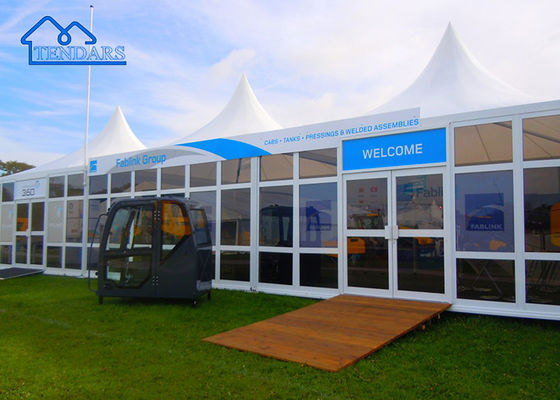 Mua High End Custom Glass Wall Glass Door Aluminum Pop Up Pagoda Tent Cho phòng vệ sinh tạm thời online manufacture