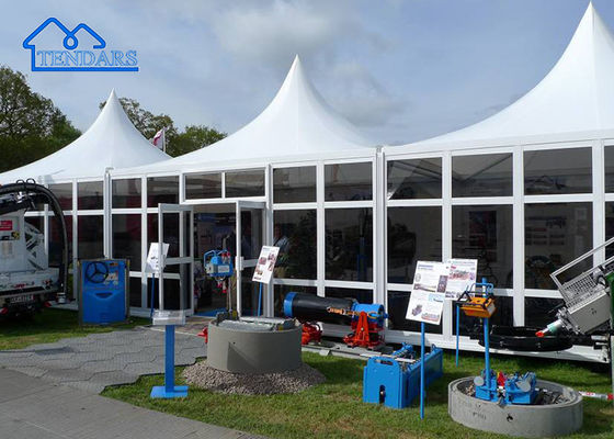 Mua Dễ dàng cài đặt Luxury Aluminum Glass Pagoda Tent cho các bữa tiệc, nhà hàng, gian hàng vv online manufacture