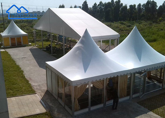 Mua Glass Wall Pagoda Party Tent On Sale Đối với ngoài trời thương mại Hội chợ thương mại Sự kiện hoặc triển lãm online manufacture