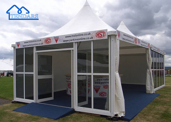Mua Kháng tia cực tím / chống cháy / chống nước tùy chỉnh PVC mới khung nhôm Marquee Pagoda Canopy Tent bán online manufacture