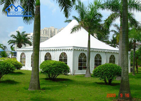 Mua 5x5 Hỗn hợp kim nhôm Cấu trúc ngoài trời màu trắng PVC Canopy Marquee UV chống lại Pagoda Tent online manufacture
