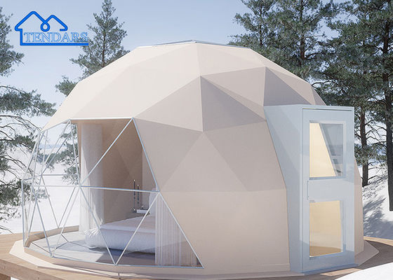 Mua Lều khách sạn bốn mùa 8m Dia Glamping Khung thép mạ kẽm Vải chống thấm cho nơi nghỉ dưỡng trên bãi biển sản xuất trực tuyến