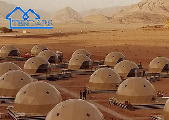 Mua Lều mái vòm địa chất tùy chỉnh Tiệm thương mại lớn Geodesic Party ngoài trời Chiếc lều glamping sang trọng PVC Dome online manufacture