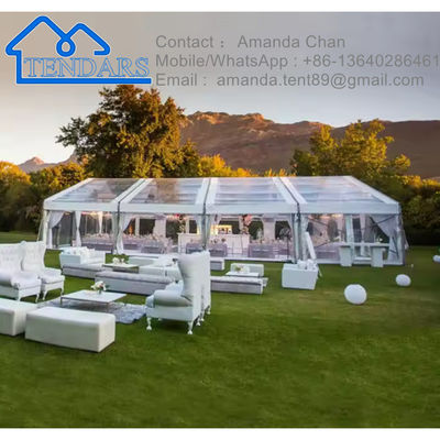Mua thoải mái Nice Aluminum Frame Wedding A Shape Tent/A Frame Transparent Marquee Tent online manufacture