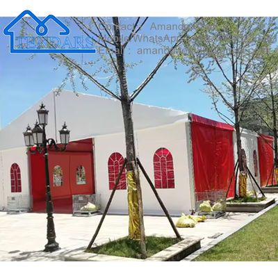Mua Ngoài trời màu trắng tùy chỉnh nhôm đám cưới lều lớn canvas Marquee lều online manufacture