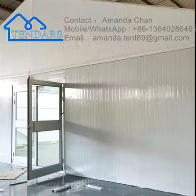 Mua Lều lưu trữ nhôm tùy chỉnh ngoài trời chống nước / chống gió / chống cháy Lều lưu trữ lớn online manufacture