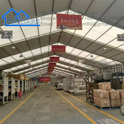 Mua Giá nhà máy chất lượng cao khung nhôm lớn PVC trắng lều kho công nghiệp online manufacture
