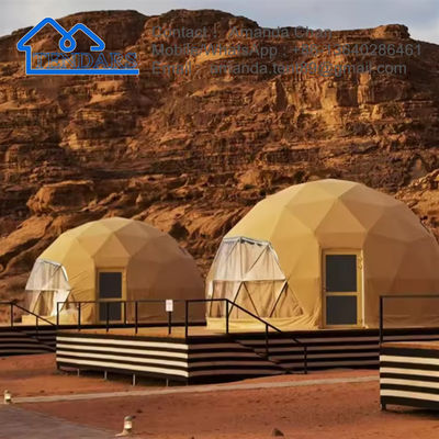 Mua Lều triển lãm thương mại Igloo Khu vòm địa chất cấu trúc thép Lều cắm trại Khách sạn Glamping Round Dome Tent online manufacture