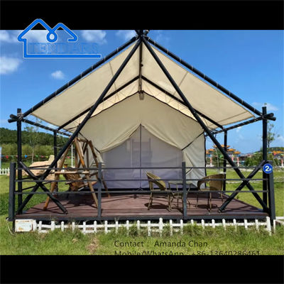 Mua Nhà cung cấp chuyên nghiệp Cửa hàng lớn chống nước Cắm trại sang trọng Resort Hotel Safari Tent online manufacture