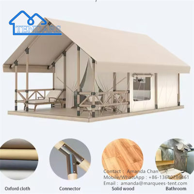 Mua 900D chống nước Trại cắm trại đơn Trại cắm trại ngoài trời Safari khách sạn Luxury Canvas Tent online manufacture