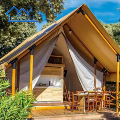Mua Nhà máy sang trọng chống nước Cắm trại khách sạn chỗ ở Safari Tent Đối với ngoài trời online manufacture