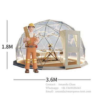 Mua Màu trắng hoặc tùy chỉnh 6x6m Custom Made Hotel Luxury Resort Tents Cho Glamping online manufacture