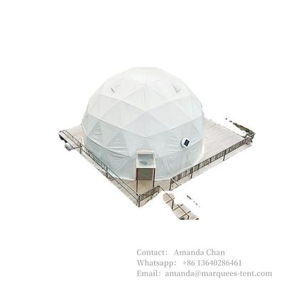 Mua Không thấm nước, PVC sang trọng Pvc ngoài trời mái vòm lều khách sạn mùa đông tuyết cắm trại 6m đường kính Green House lều online manufacture