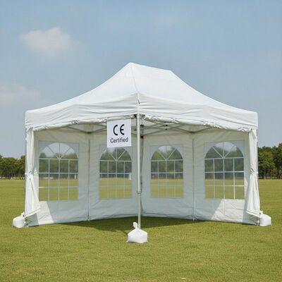 Mua Thiết lập nhanh Chiếc lều bán lẻ hạng nhẹ khung pop-up nhôm CE chứng nhận cấu trúc mái vòm thị trường di động sản xuất trực tuyến