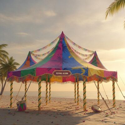 Mua Brazil Carnival Tiệc lễ hội Latin Lều Marquee Màu sắc sống động Sự kiện Samba Lễ kỷ niệm Nam Mỹ Cấu trúc tán cây sản xuất trực tuyến