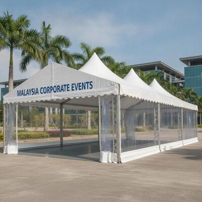 Mua Lều tiệc Marquee cao cấp Khung nhôm tán PVC chống nước cho các sự kiện triển lãm doanh nghiệp Malaysia sản xuất trực tuyến