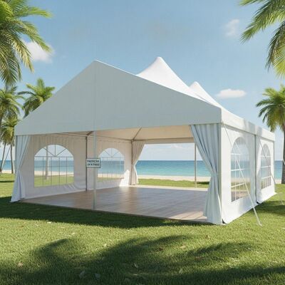 Mua Mái che bằng nhựa PVC chống cháy lều Marquee chống tia cực tím cho nơi trú ẩn sự kiện khí hậu nhiệt đới ở Brazil sản xuất trực tuyến