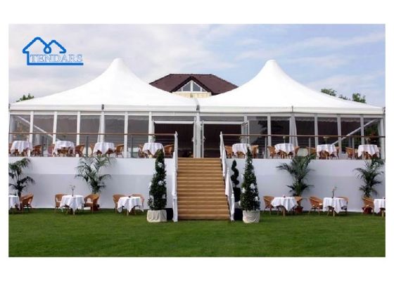 3x3m PVC chống nước ốc vỏ nhôm chùa lều khung nhôm hợp kim chùa đỉnh cho các cuộc tụ họp vườn