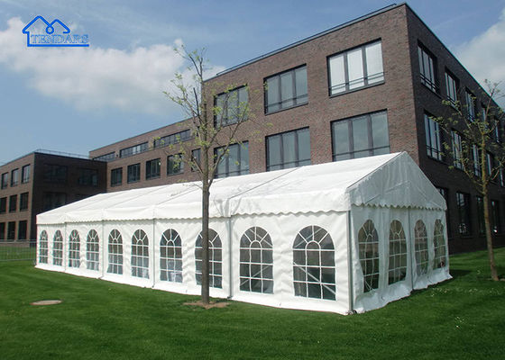Khung thép mạ kẽm Lều Marquee 4x4m 850g / m2 Vải PVC Lắp ráp nhanh cho lễ kỷ niệm sinh nhật