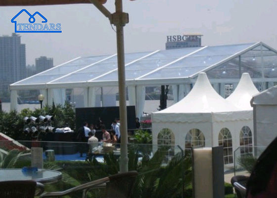 Fastup chống thấm nước Wedding Marquee Tent Aluminum Frame Heavy Duty Lighting Chiếc lều cưới sang trọng