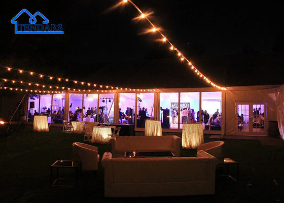 Lớp hai hiện đại đám cưới lớn Marquee Tent sự kiện chống nước Heavy Duty Canopy Structure