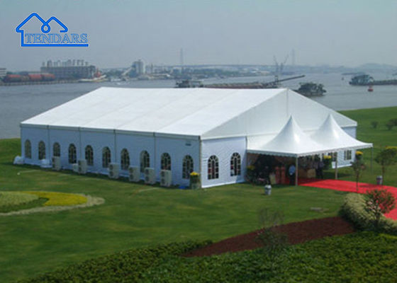 Tiệc ngoài trời Tiệc cưới Marquee Lều PVC chống cháy Khung sự kiện Thiết kế cấu trúc tán