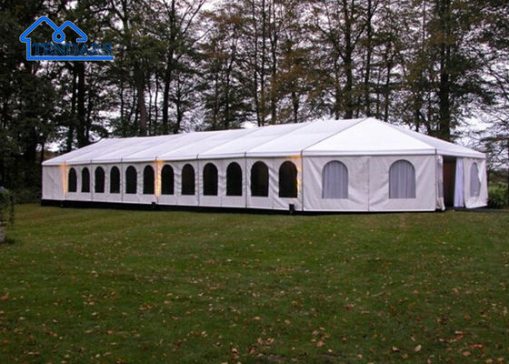 Lều tán sự kiện lớn trong suốt trên đám cưới Marquee Thiết kế cấu trúc bữa tiệc đa năng