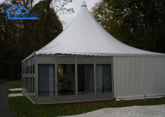Lều kính Pinnacle Marquee tùy chỉnh Lều chùa bằng kính cho sự kiện ngoài trời
