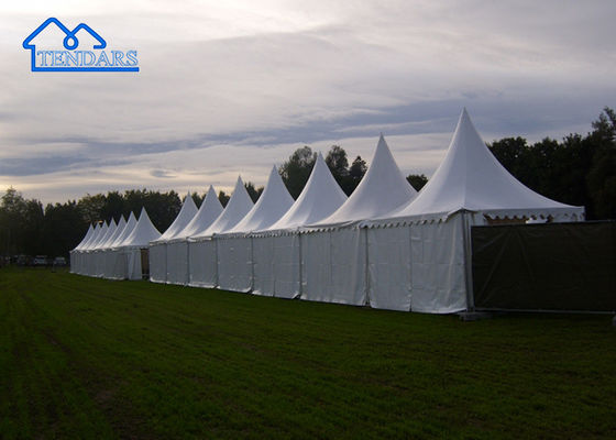 Giá nhà máy ngoài trời tùy chỉnh chống nước chùa triển lãm White Canvas Tent For Sale