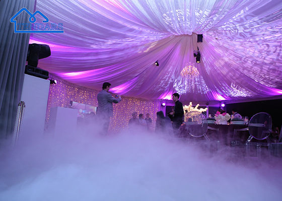 Lều Marquee bên hồ bơi trong mọi thời tiết Cấu trúc mái che hai lớp bằng nhôm ép cứng