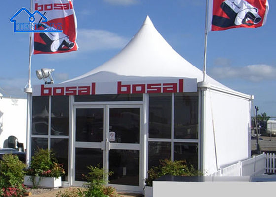 Kháng tia cực tím / chống cháy / chống nước Custom New PVC Aluminum Frame Marquee Glass Marquee Tent For Sale