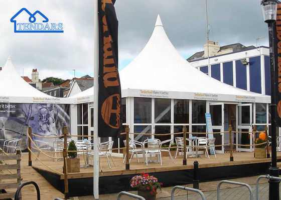 Custom Thép nhôm PVC trắng vườn chùa Marquee Tent