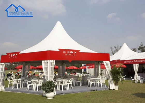 Lều Pagoda nhôm tùy chỉnh ngoài trời Dải canopy lớn