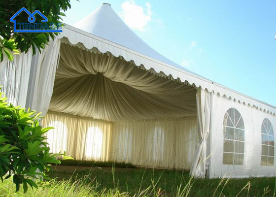 White Aluminium Pagoda Tent Heavy Duty Ả Rập Party Tent Pagoda Tent Cấu trúc thương mại ngoài trời