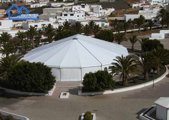Dễ dàng cài đặt Đẹp PVC màu trắng đám cưới Marquee Tent Sự kiện Triển lãm Thương mại Warehouse Canopy Structure