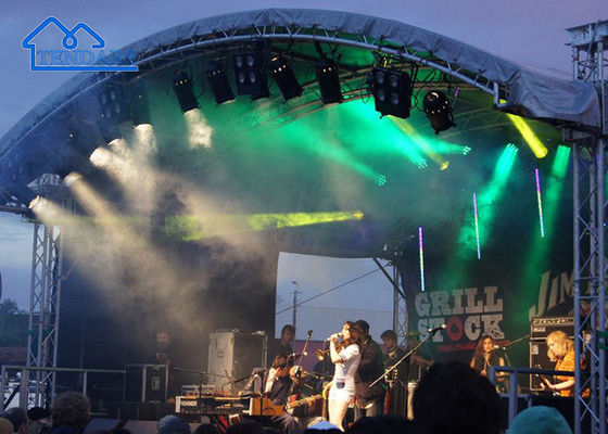 Ứng dụng phổ biến Custom Aluminum Truss With Roof Booth Truss Event Stage Scene Cho các sự kiện sân khấu
