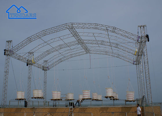 1m 2m 3m Chiều dài nhôm sân khấu Truss For Indoor Performing Arts Hall