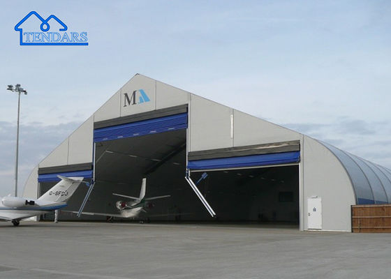 Khung nhôm ngoài trời Cấu trúc vững chắc Công nghiệp PVC phủ cong Lều lưu trữ,Bộ tiệc cưới,Sân bay,v.v.