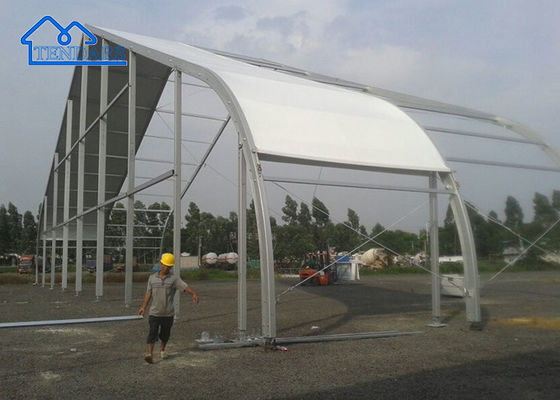 Lều kho công nghiệp hạng nặng tùy chỉnh Lều đường cong lưu trữ
