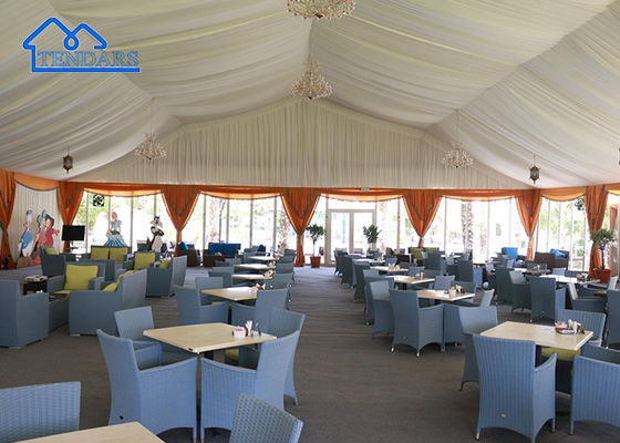 Tùy chọn màu trắng, bất kỳ màu sắc có sẵn, trang trí sang trọng Alumini Wedding Party Tent với bàn và ghế