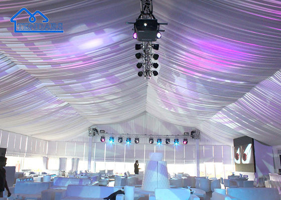 Custom Big Aluminum Alloy Party Wedding Tent With Lining And Curtain Outdoor Commercial Structure (Tạm dịch: Tạm dịch: