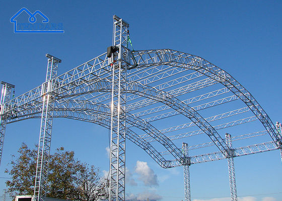 Tùy chọn tùy chỉnh nhôm Truss Flex Totem phụ kiện cho DJ thiết bị Party Tent On Sale