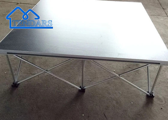 Dễ dàng cài đặt sân khấu hòa nhạc, tùy chỉnh 4x6ft dễ điều chỉnh nhôm Portable Riser Stage Platform Truss