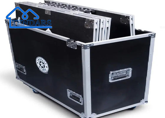 Custom nhôm giá rẻ sân khấu di động, sân khấu hòa nhạc với rèm gói bởi trường hợp bay