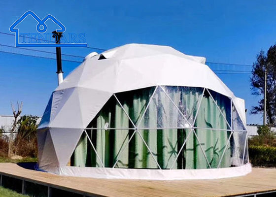 Xung quanh thân thiện với môi trường thoải mái tùy chỉnh tiện nghi Glamping khách sạn Geodesic Dome Tent For Sale