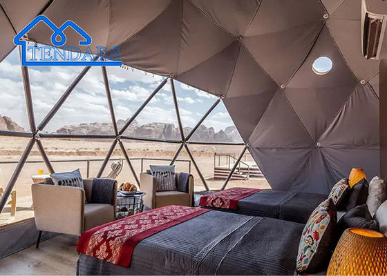 Khách sạn thiết kế mới Polycarbonate Dome Glamping Tent Modular Prefab PC Crystal Bubble Dome House For Resort