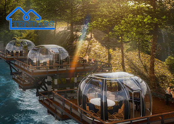 Custom Outdoor Clear Bubble Transparent Tent Tân phòng chống nước Dome Tent Để bán